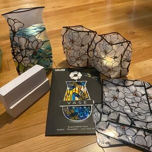 Modgy Expandable Vases and Eight Water Luminaries